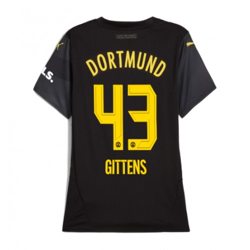 Ženski Nogometni dresi Borussia Dortmund Jamie Bynoe-Gittens #43 Gostujoči 2024-25 Kratek Rokav